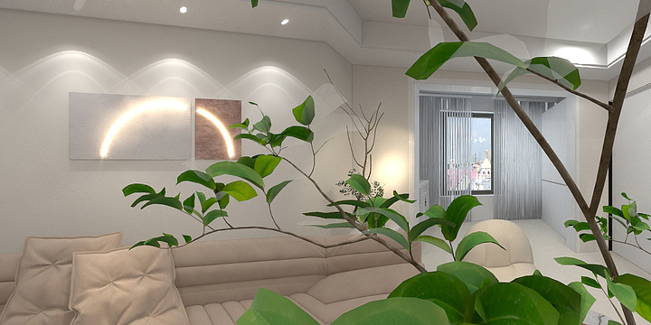 我来吧-中央花园城F6-1-2103.dwg-装修设计方案