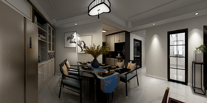 浩南营造司-观澜天下4号楼1-2702室效果1版-副本-装修设计方案