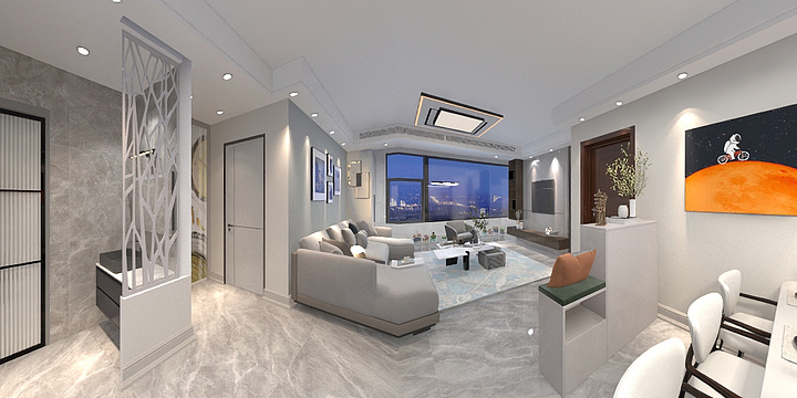 云鼎装饰有限公司-印象梦比8-2-203-方案2-装修设计方案