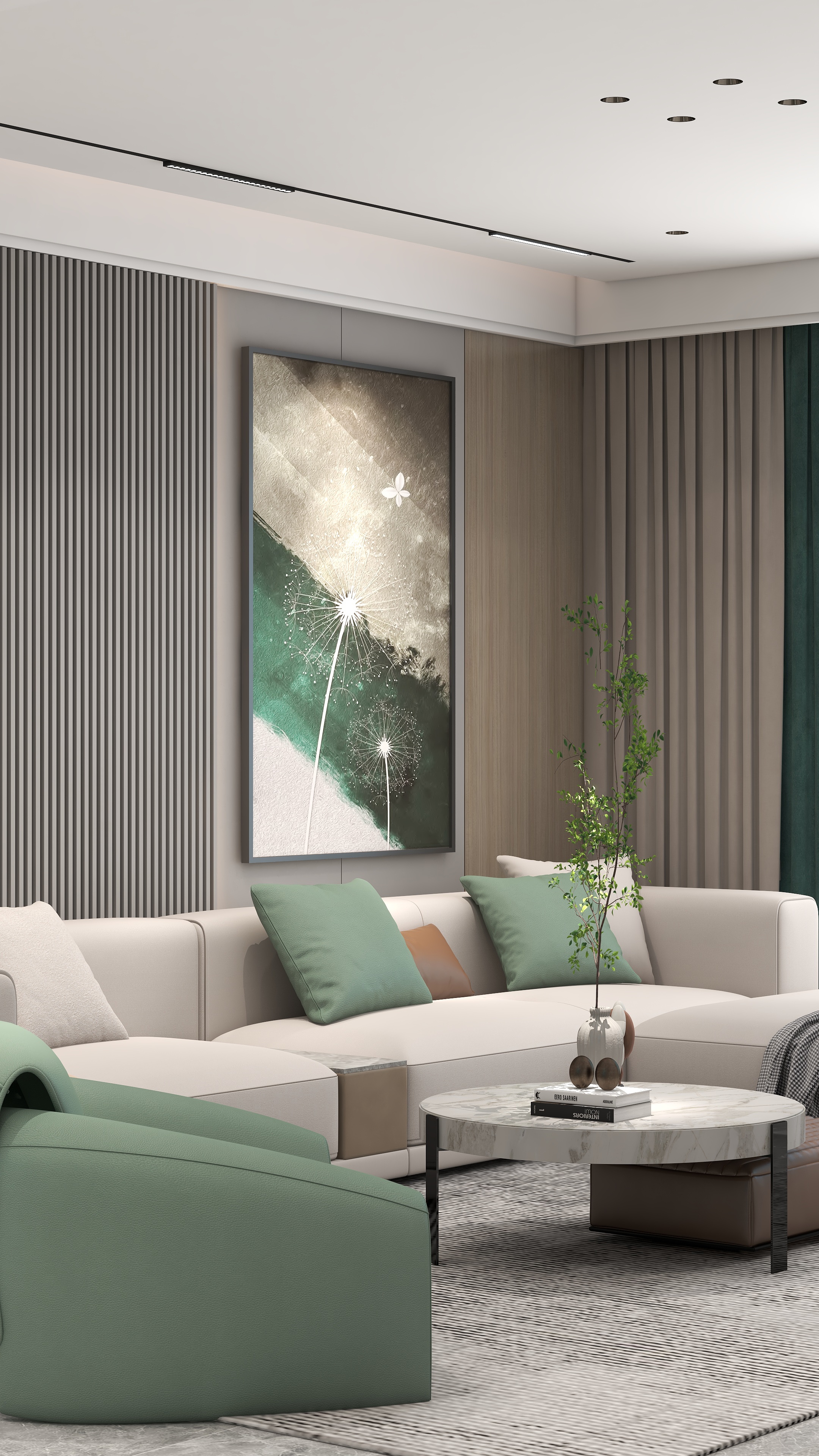 邱利庭-四居-简约风-副本-副本-装修设计方案