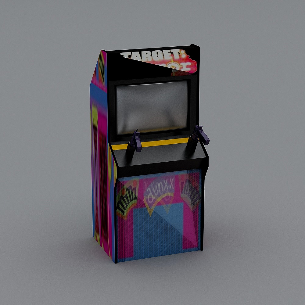 游乐园-电玩3D模型