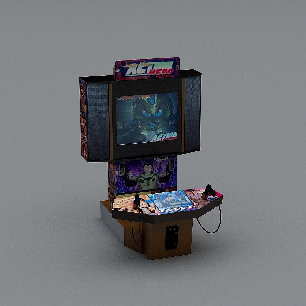 游乐园-电玩3D模型