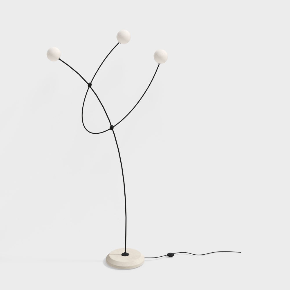 Roche Bobois 黑色现代落地灯