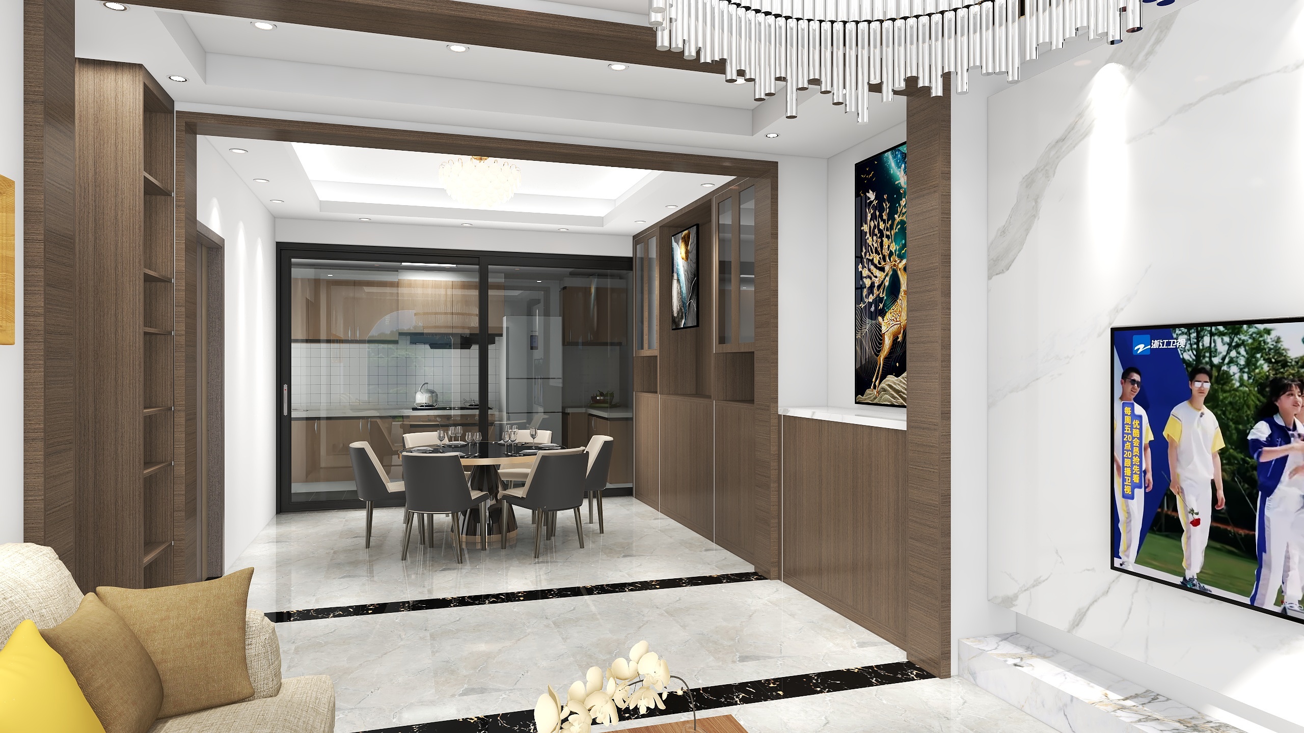 贺湘-朝阳新居8#楼103平面图.dw-装修设计方案