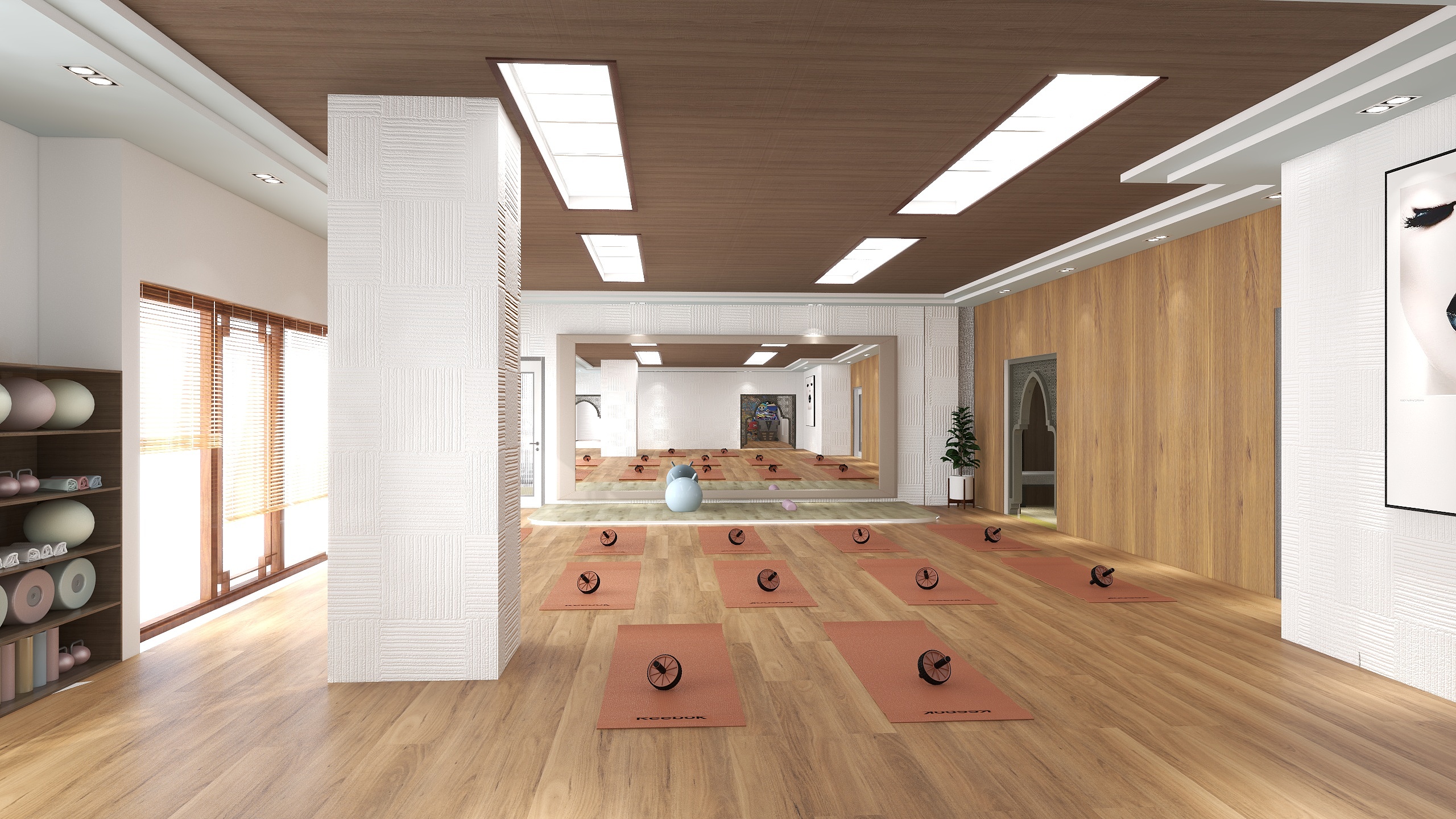 暖冬里的大太阳啊-商丘市东方健身俱乐部空间设计-装修设计方案