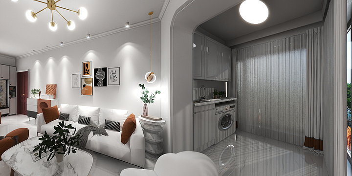 宏达装饰01-湘苑小区曹姐雅居-北欧风格-装修设计方案