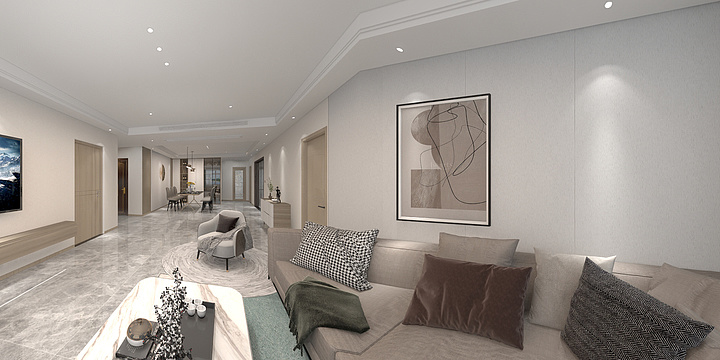 北辰10136-效果图（北京）*-装修设计方案