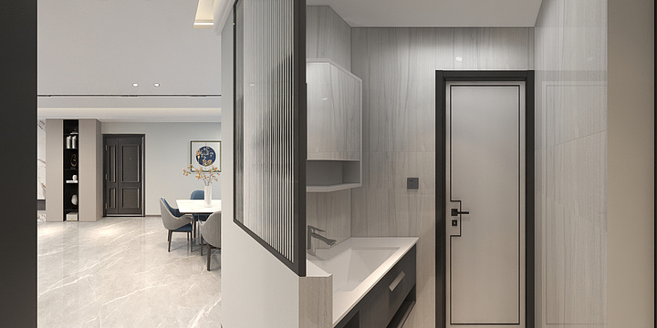 杨家匠装修工程有限公司-许@@正荣01户型-4房方案2杨-5栋2401-装修设计方案