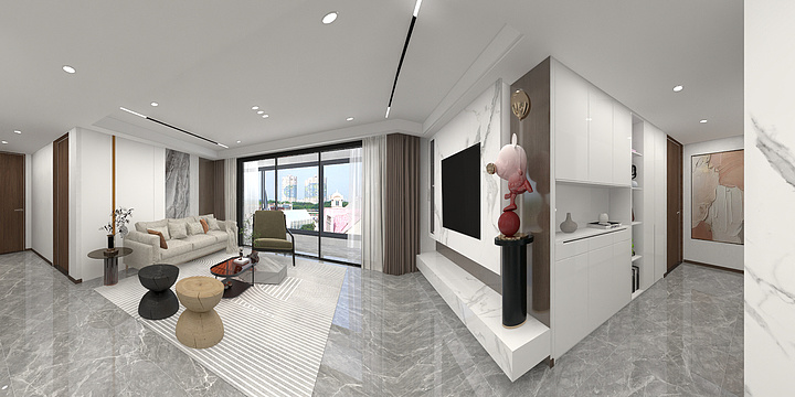 翡翠湾145轻奢.dwg-装修设计方案