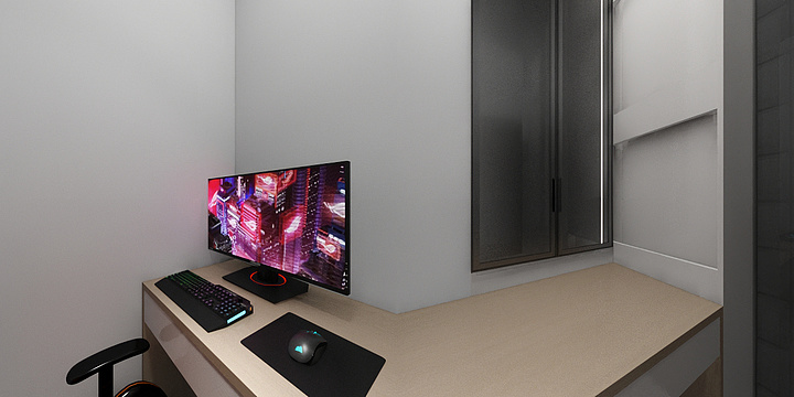 多伦张静-北疆家属楼马姐家厨房和卧室.dwg-装修设计方案