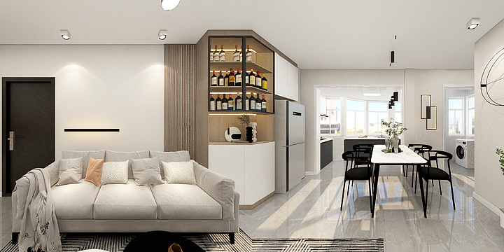 双木空间设计-东怡花园C区1座304麦小姐-装修设计方案