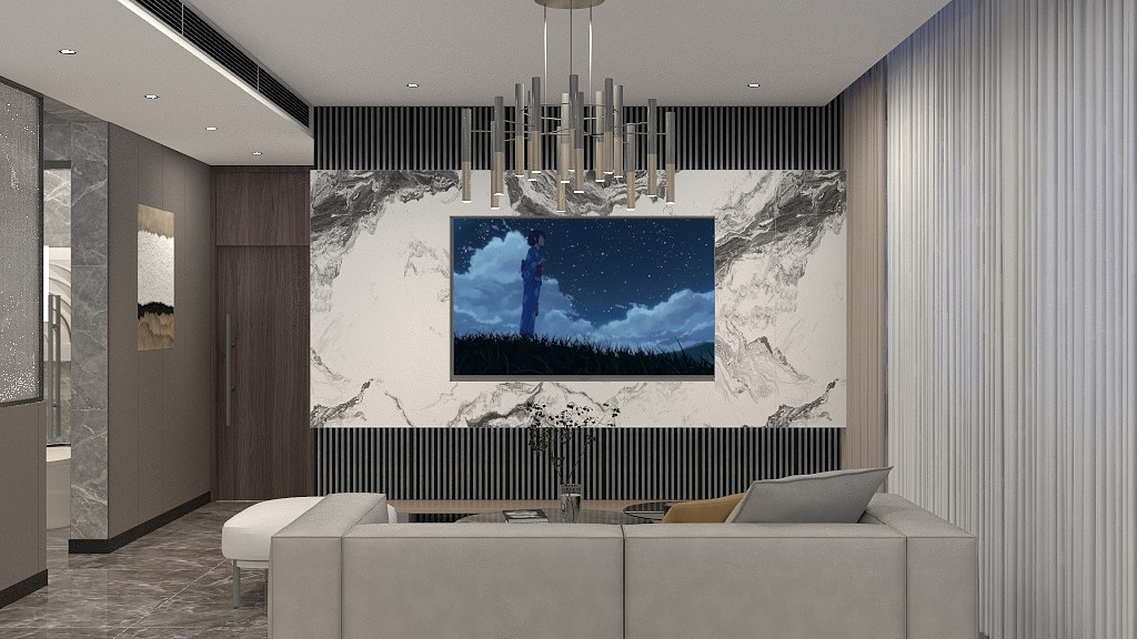 千格装饰13333954961-瑞和园89.50㎡B户型3室2厅1卫-装修设计方案