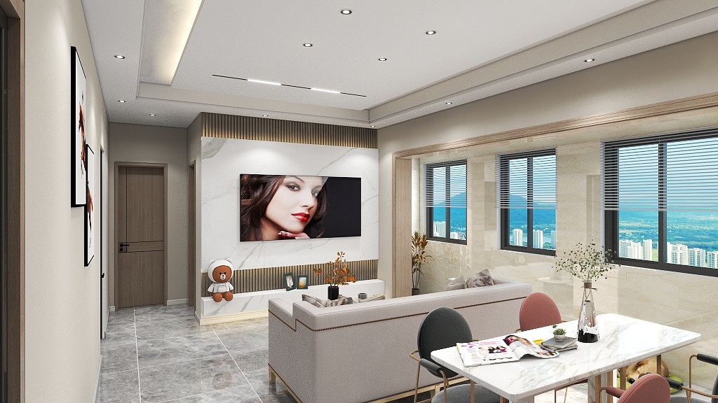 韩奎圣-瑞和园89.50㎡B户型3室2厅1卫-装修设计方案