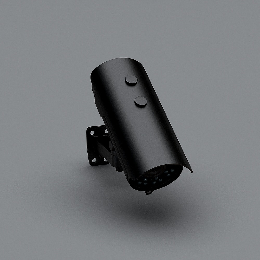 安防系统配件13D模型