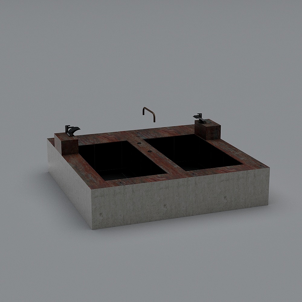 水池3D模型
