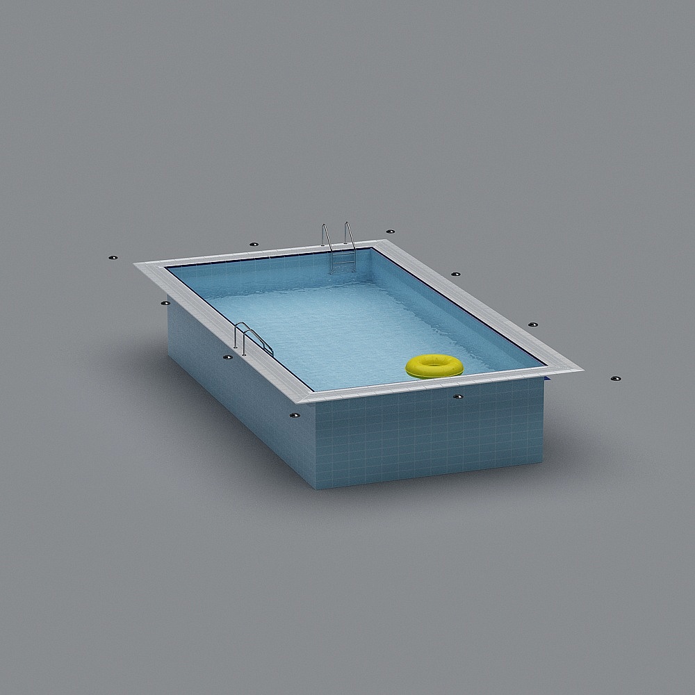 游泳池3D模型