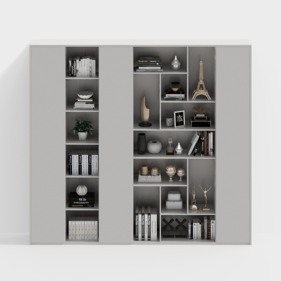 Modern Bookcases,Bookcases,gray