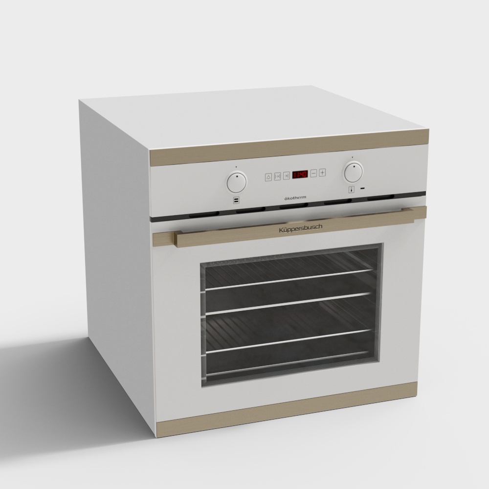 现代烤箱3D模型