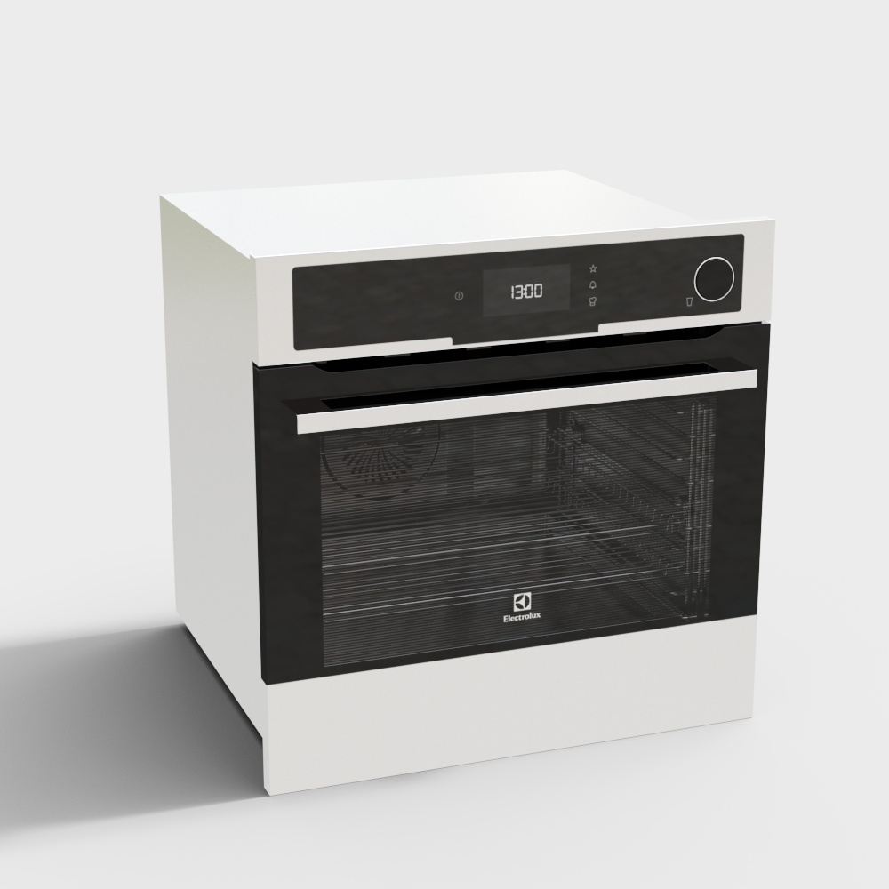 现代烤箱3D模型