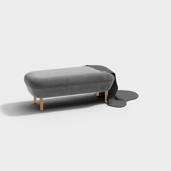 Modern Ottomans & Benches,Footstools,Gray