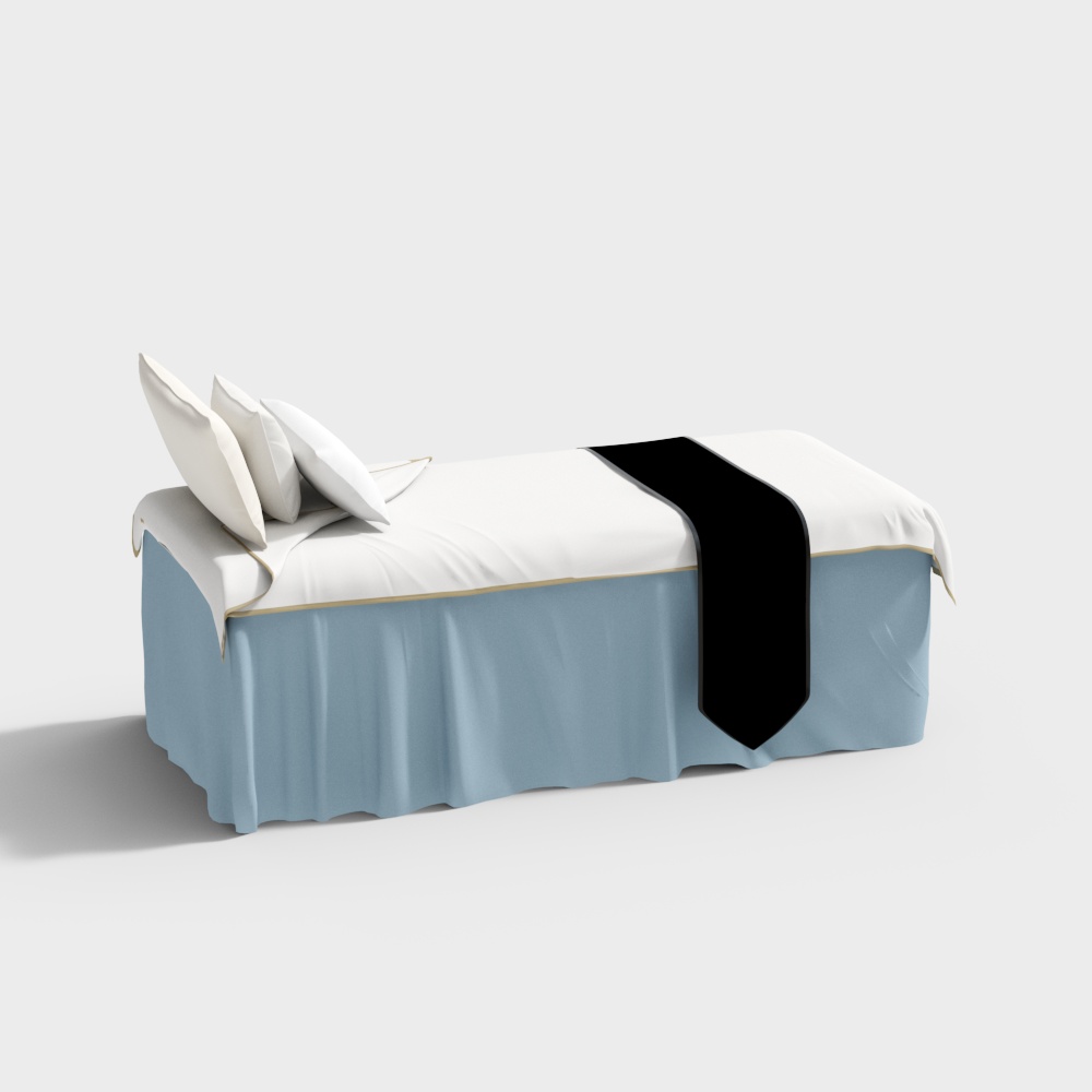 按摩床3D模型