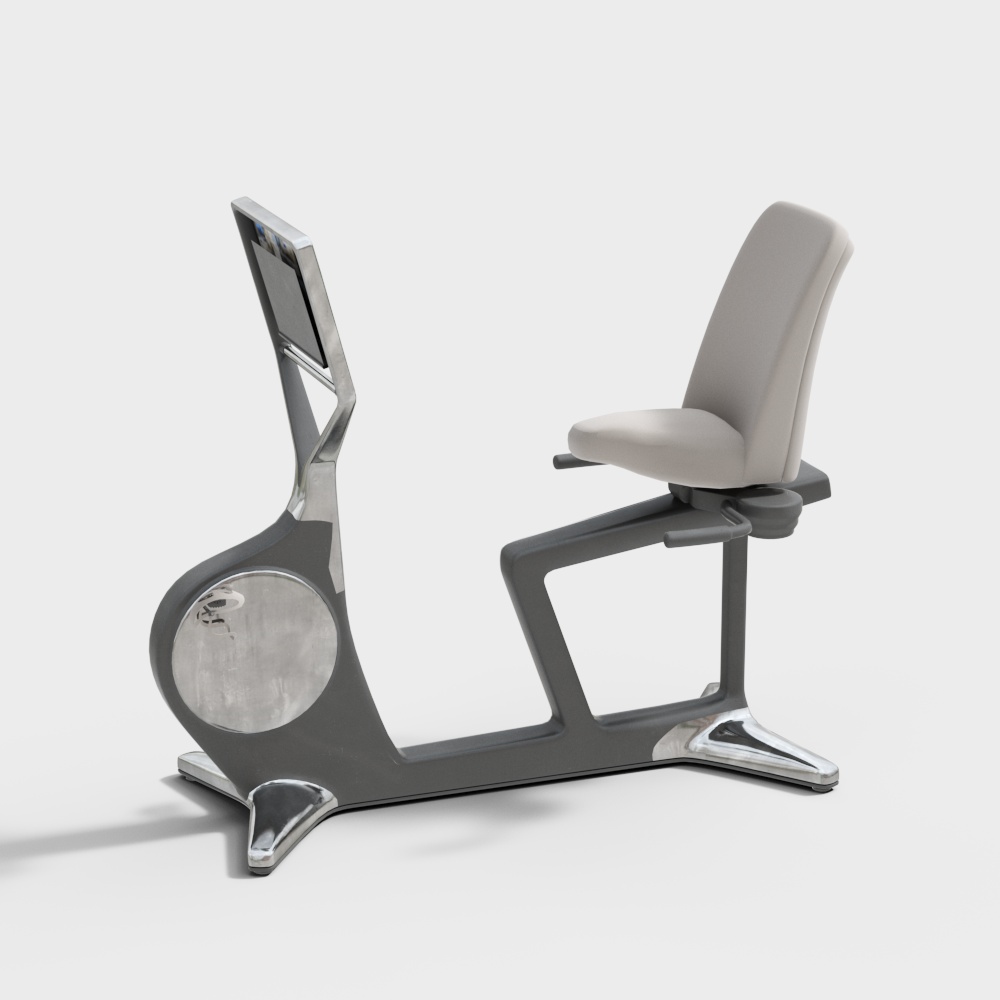 现代跑步机健身器3D模型