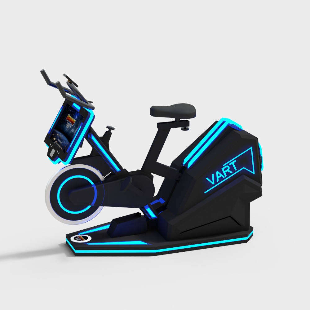 现代动感单车3D模型