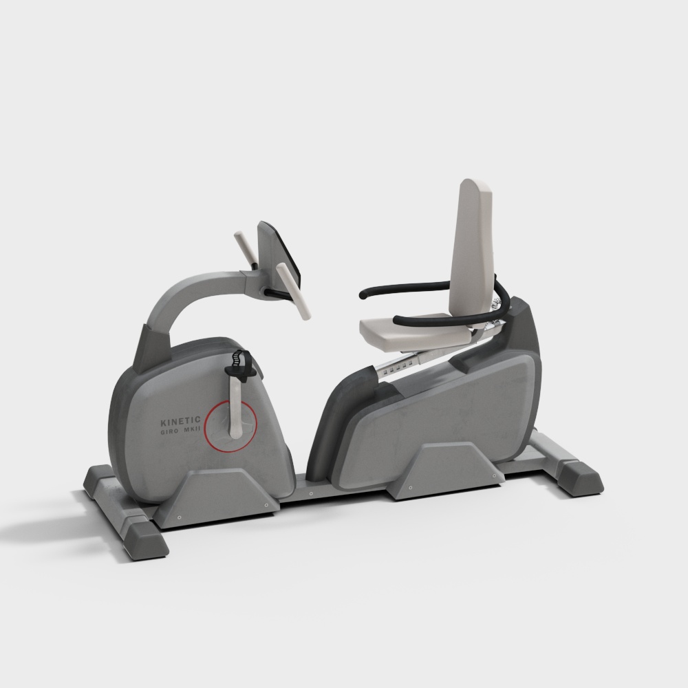 现代跑步机健身器3D模型