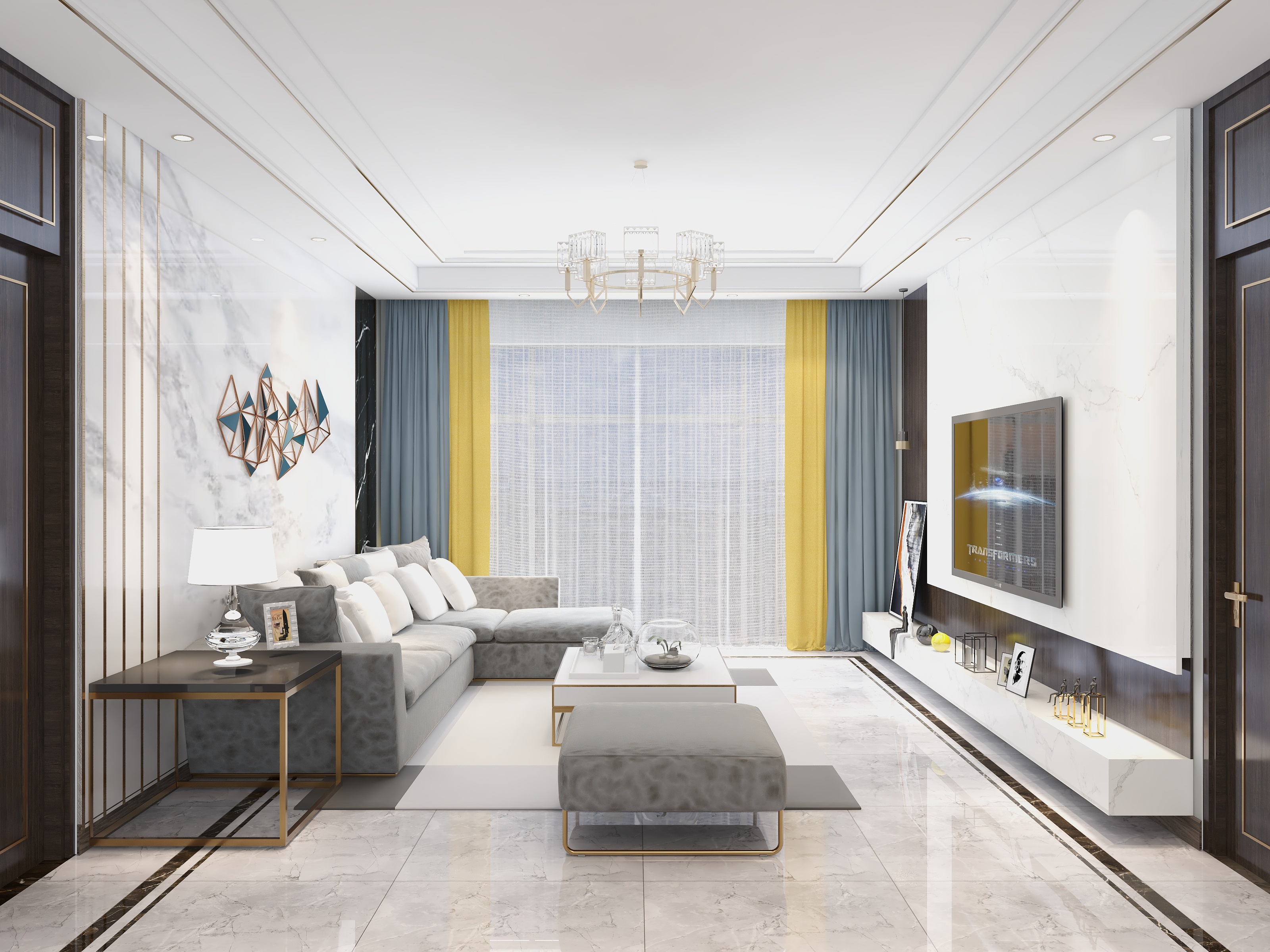 薛荣涛-《民生二号院3-3-101》简约-装修设计方案