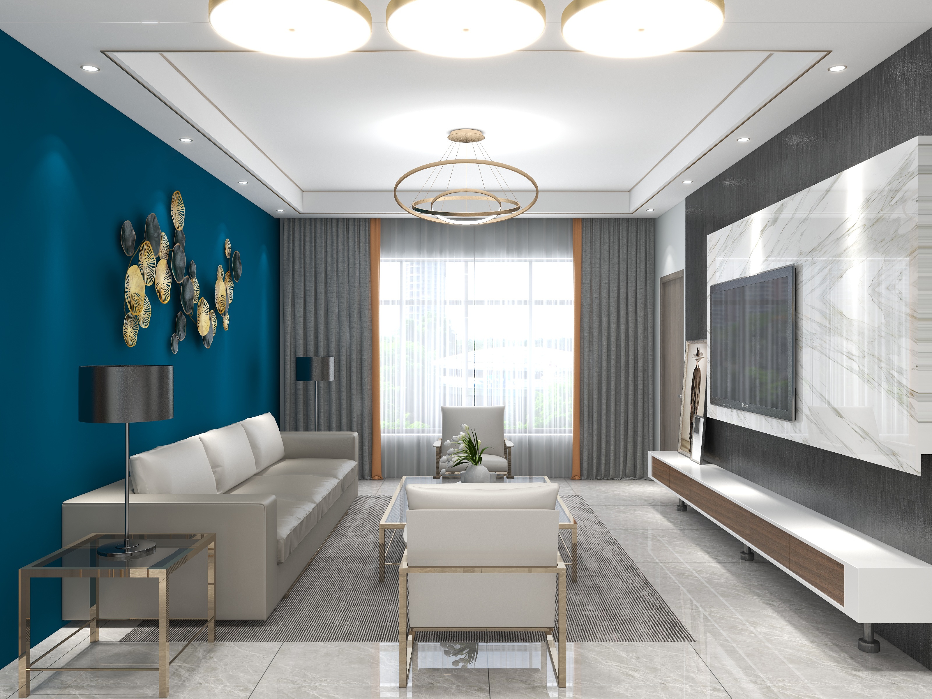 薛荣涛-《中海珑湾25-2204》轻奢-装修设计方案