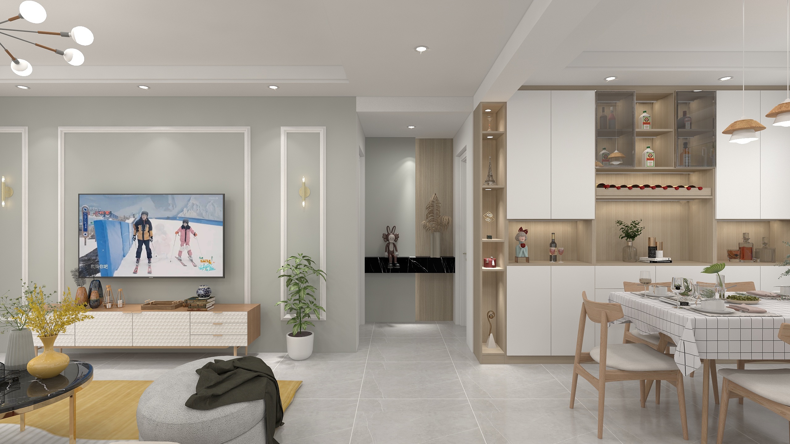 甄姬吧难-润嘉国际B3-705喻晶-装修设计方案