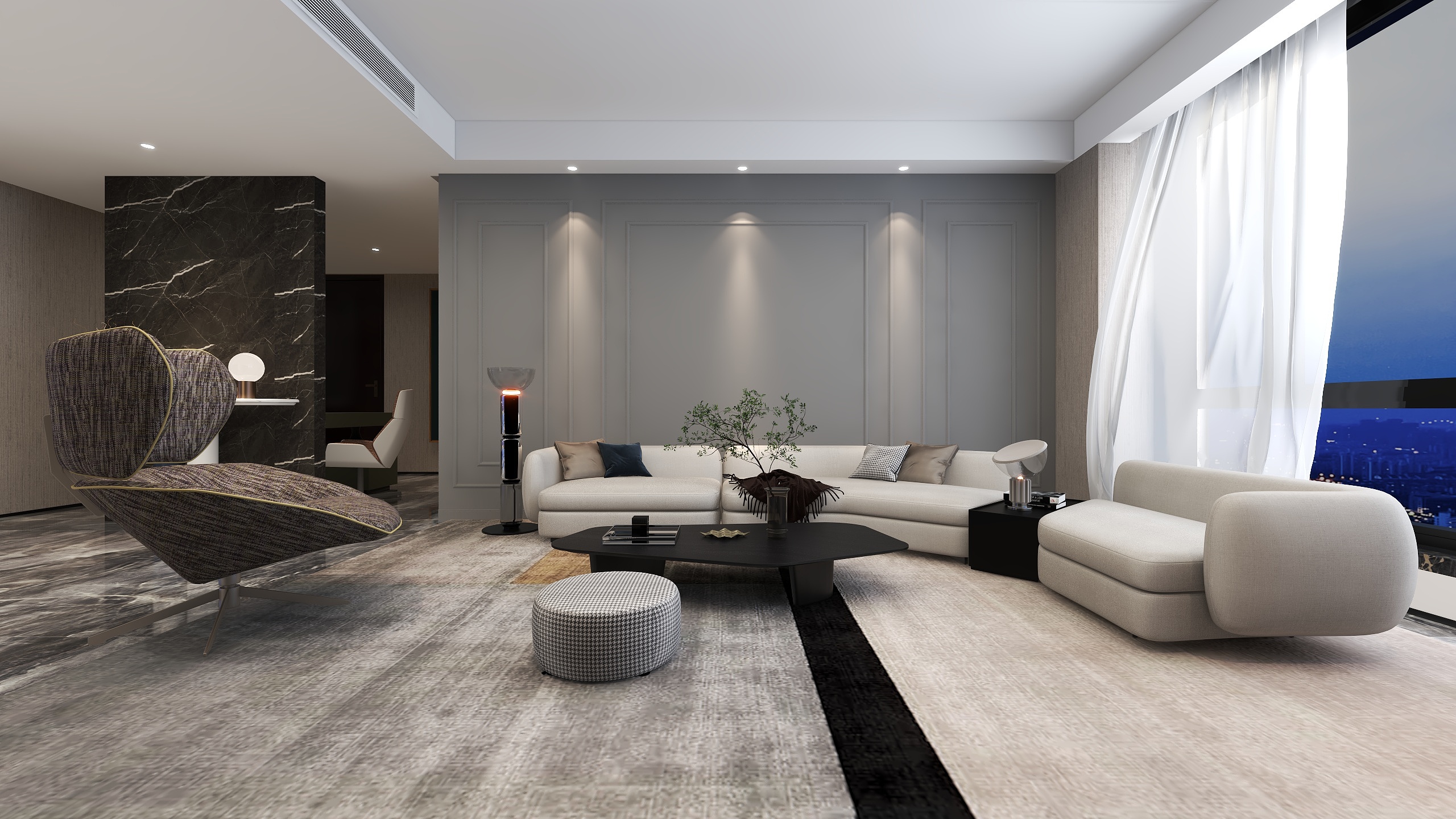 Designer沐東-绿城诚园-装修设计方案