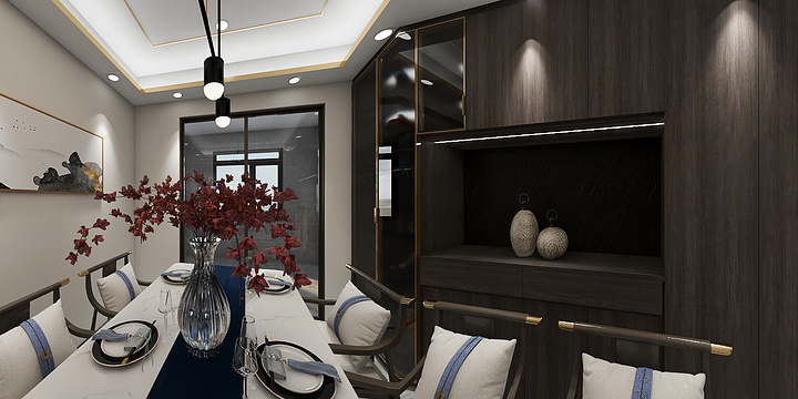 色彩装饰欧派整装大家居-三里城邦10-2-402-装修设计方案