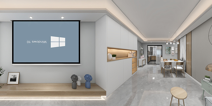 小楊搞设计-118平方北欧风格三居-装修设计方案