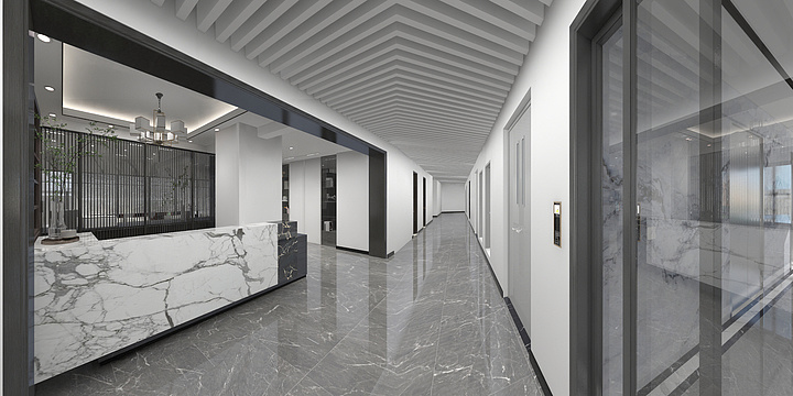 无间设计饭FANYS-滇池名门办公室.dwg-装修设计方案