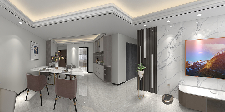 王帆设计-万达华府-装修设计方案