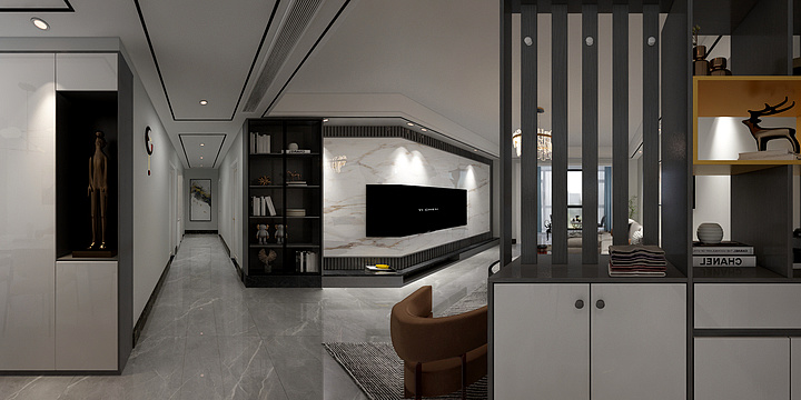 LZG设计-舜皇城A10栋705室吴总雅居.-装修设计方案