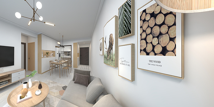 东莞博高盈装饰-碧河花园9座305聂先生雅居-装修设计方案