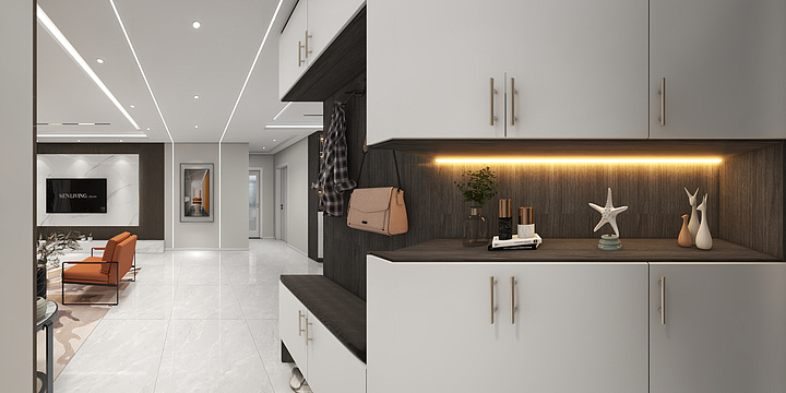 设计师8.8-建业七期轻奢-装修设计方案