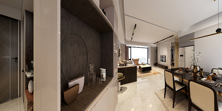 住家有方|8205080156-香开2#边套-轻奢风-装修设计方案