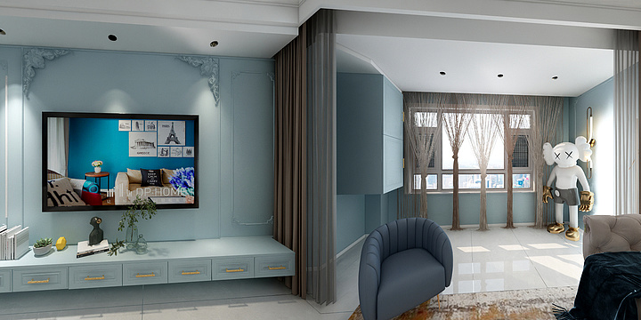 爱设计的一只小猪猪-御景湖城.dwg-副本-副本-装修设计方案