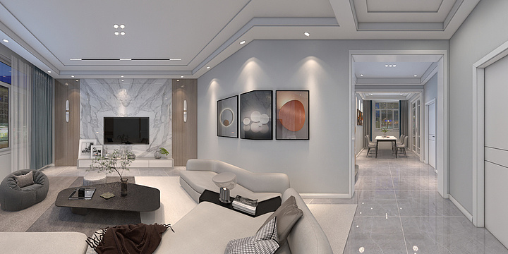 90度全屋定制靖边店-河东自建房-装修设计方案