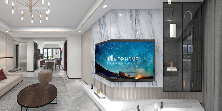 安徽夏亚装饰工程有限公司-山货三期8-1-302崔总雅居-装修设计方案