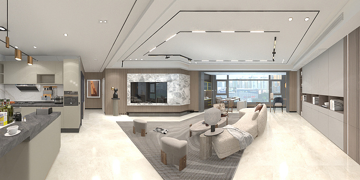 VisionMing-西湖华府180㎡ 张明智-装修设计方案