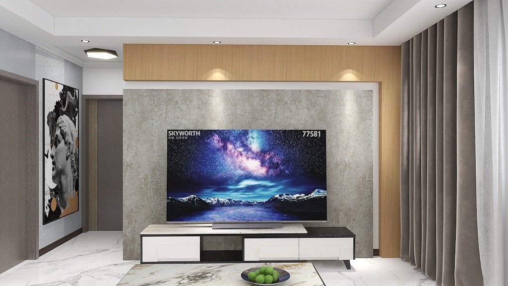 188****3800EgSC-瑞和园89.50㎡B户型3室2厅1卫-装修设计方案