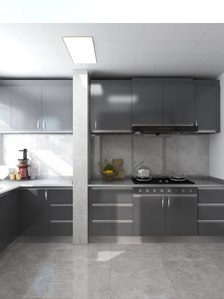 深蓝Ac-考核户型-装修设计方案