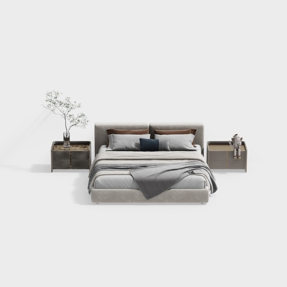 Modern Bed sets,beige