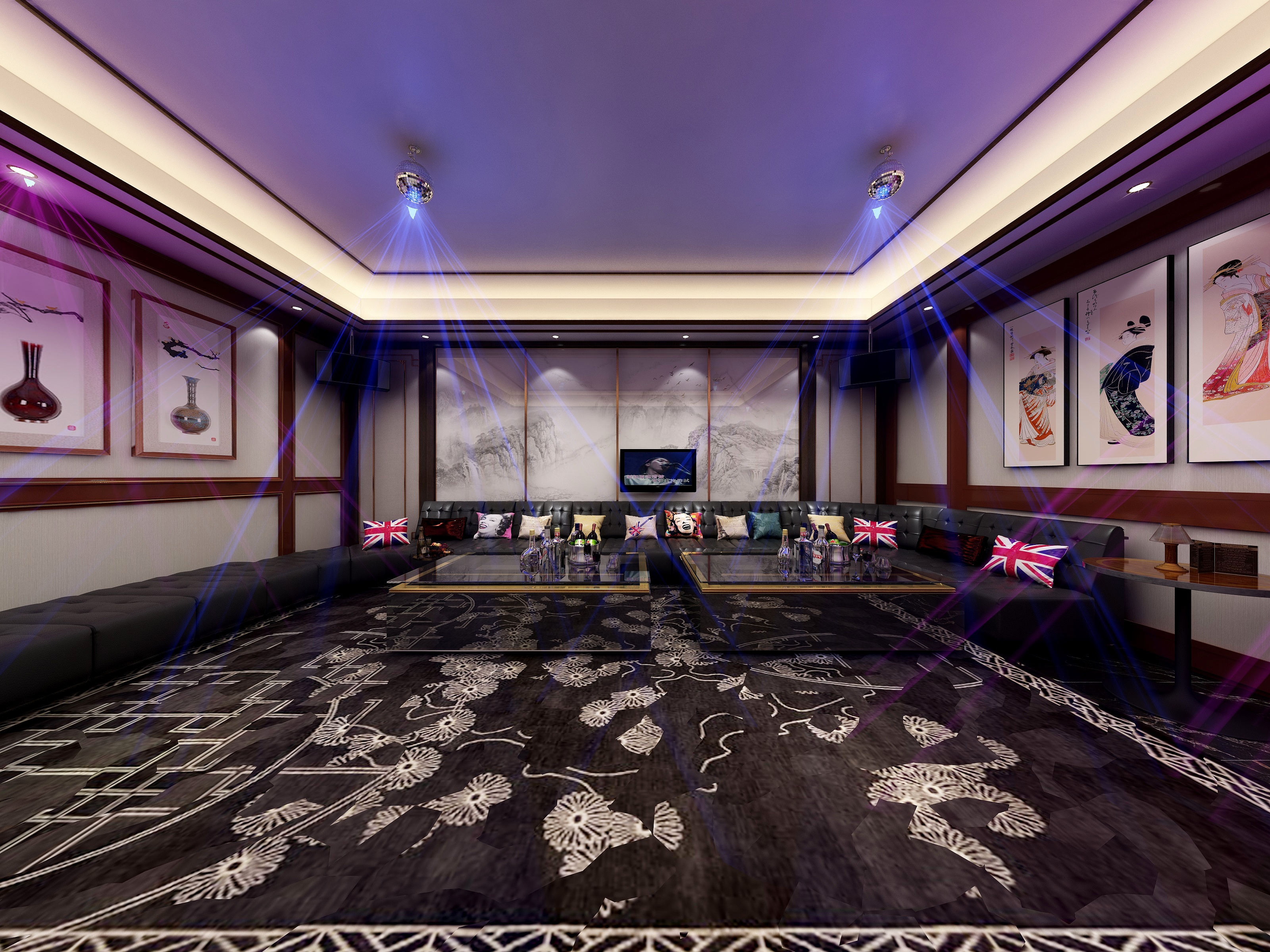 余利民-中式KTV包厢-装修设计方案