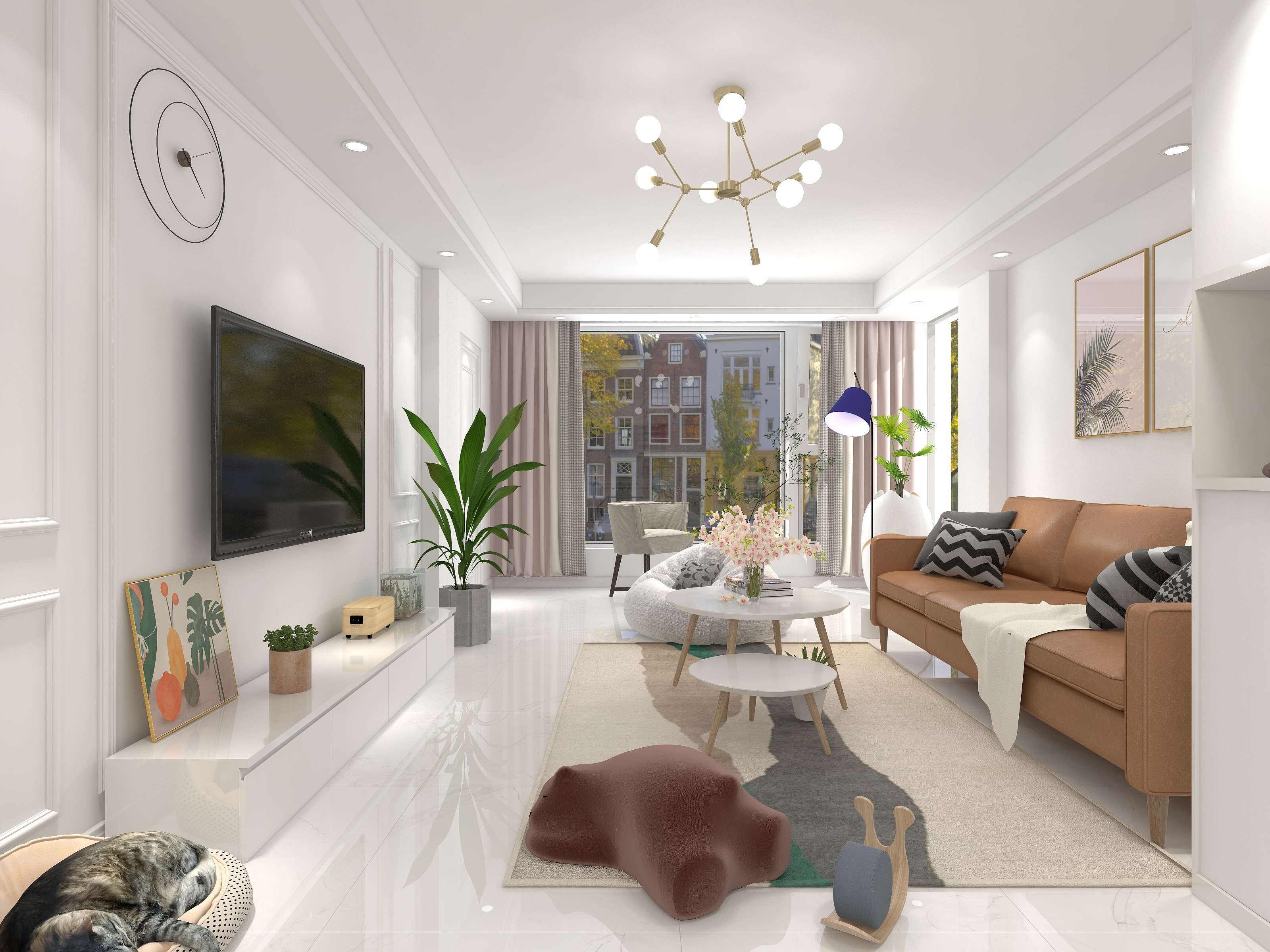 大耳朵图图2-发放小区10-1-301-装修设计方案