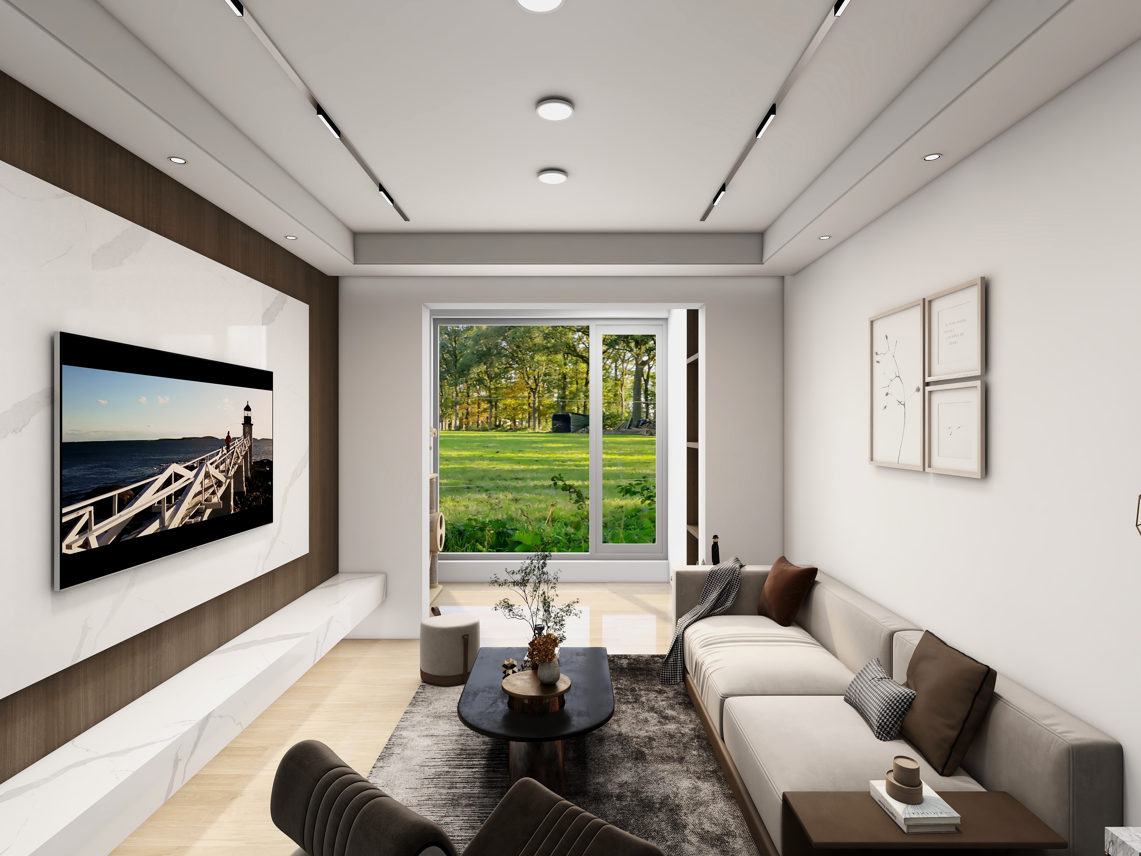 卢洪伟-德信海德公园83.00㎡A2’3室2厅1卫1厨-装修设计方案